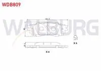 FREN BALATA IKAZLI ARKA TOYOTA C-HR 1.2 T - 1.8 Hybrid 2016-/ LEXUS RX (_L2_) 2.0 T - 3.5 T 2015- / NX (_Z1_) 2.5 2014-
