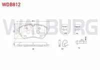 FREN BALATA ON VOLKSWAGEN AMAROK 3.0 TDI V6 2017-