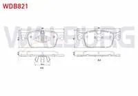 FREN BALATA ON IKAZLI VOLVO S90 II 2.0 D5 2016- / VOLVO S90 II 2.0 D4 2016-