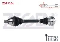 KOMPLE AKS SOL ON UZUNLUK 495mm VOLKSWAGEN GOLF V (1K1) 1.4 TSI A-T 2003-2009/ JETTA III (1K2) 1.4 TSI A-T 2005-2010/ GOLF PLUS (5M1) 1.4 TSI 2006-2008