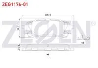 FREN BALATA ARKA SUBARU IMPREZA (GD,GG) 2.0i 2000-2007 / FORESTER (SG) 2002-2007