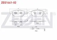 FREN BALATA ON FISLI AUDI A8 (4H_) 3.0 TDI 2009-/ 3.0 TFSI 2003-2010 / 4.2 TDI 2009-/ A6 (4G2,C7) 2.0 TDI 2010-/ 3.0 TDI 2010-/ 3.0 TFSI 2010-/ AUDI A7 (4GA) 3.0 TDI 2010-
