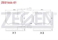 FREN BALATA FISLI ON ALFA ROMEO 159 1.8 MPI - 1.8 TBI - 1.9 JTDM - 1.9 JTB - 2.0 JTDM 2006-2011