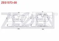 FREN BALATA ARKA BMW 2 SERISI (F45) 218 i 2014- / 220 i 2014- / 216 D 2014- / i3 (I01) HYBRID 2014- / X1 (F48) 2.0 D 2014- / X1 (F48) 2.0i 2014- / MINI COOPER CLUBMAN (F54) 1.5i 2014-