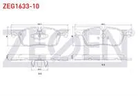 FREN BALATA ON JAGUAR XF (JB) 2.0 D 2015- / F-PACE (DC) 2.0 D 2015-