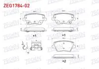 FREN BALATA ARKA IKAZLI HYUNDAI i30 1.4 MPI - 1.4 T-GDI - 1.6 CRDI 2016-  KIA CEED 1.4 - 1.4 T-GDI - 1.6 - 1.6 CRDI 2018-  XCEED 1.6 CRDI 2019-