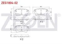 FREN BALATA ARKA IKAZLI KIA PICANTO (JA) 1.0 MPI - 1.25 MPI 2017-