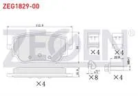 FREN BALATA ARKA MERCEDES A 180 d - 200 (W177) 2018-