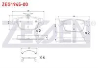 FREN BALATA ARKA 272mm DISK VW GOLF VIII 2020- / SKODA OCTAVIA IV (NX3) 2020- / SEAT LEON (KL1) 2019- / AUDI A3 SPORTBACK (8YA) 2019-