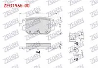 FREN BALATA ARKA IKAZLI PEUGOT EXPERT 2020-  CITROEN JUMPY 2020-  OPEL ZAFIRA D 2020-  TOYOTA PROACE 2020-