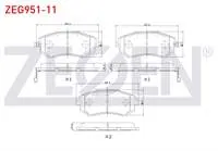 FREN BALATA ON SUBARU LEGACY IV 2003-2009 / LEGACY V 2009-2015 / IMPREZA 2008- / FORESTER (SH) 2008-2013 / FORESTER (SJ) 2013- / OUTBACK (BL,BP) 2003-2009 / OUTBACK (BM,BR) 2009-2015