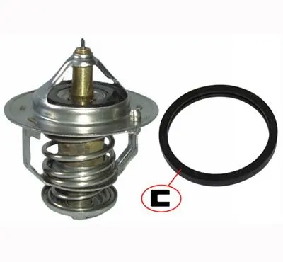 TERMOSTAT 82°C HYUNDAI ACCENT ERA 1.4-1.6 BENZINLI 2006-> ACCENT 2000-2006 GETZ BENZINLI 2006-> I30 1.4-1.6 BENZINLI 2007-> ELANTRA 2000-> / CEED 1.4-1.6 BENZINLI 2007->