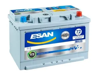 AKU 12 VOLT 72 AMPER  EFB START STOP 175×278X190