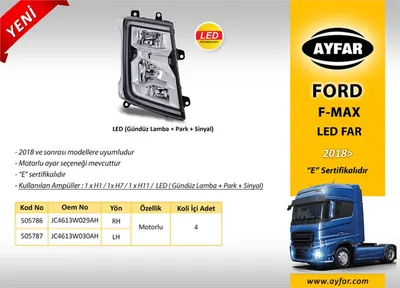 SOL FAR KOMPLE - FORD CARGO / 1850 F-MAX EURO 6