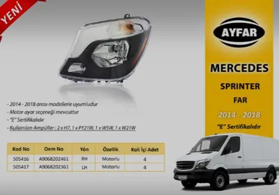 FAR SOL MOTORLU MERCEDES SPRINTER 14 18