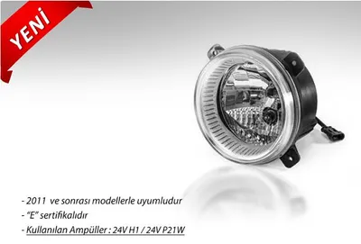 FAR UZUN HUZME+DRL / GUNDUZ FARI 24V CIZGISIZ (H1 / 70W P21W)
