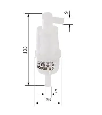 YAKIT FILTRESI MERCEDES OM615 OM616 OM617 W123 W202 W124 W460