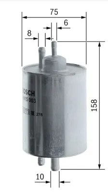 YAKIT FILTRESI C208 C209 A209 W202 W203 W210 S210 W220
