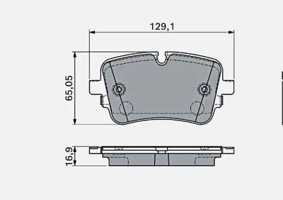 FREN BALATASI AUDI A6 A7 ARKA