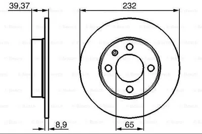 FREN DİSKİ ARKA [232 / 9-7 MM] VW (VOLKSWAGEN) POLO 1.4 09.1998 - 09.2001; POLO 1.4 10.1999 - 09.2001; IBİZA 1.9 SDI 05.1999 - 05.2002; IBİZA 1.4 05.1999 - 05.2002; POLO 1.0 07.1998 - 09.2001; IBİZA 1.4 06.2000 - 05.2002; IBİZA 1.9 TDI 05.1999 - 05.2002; 