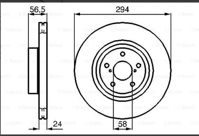 ÖN FREN DİSKİ HAVA KANALLI SUBARU IMPREZA 2.0L EJ205 WRX Turbo 99- / OUTBACK 2.5L 00-03 / FORESTER 2.0L EJ20 S turbo SF 03- 294 ÇAP X 5 BİJON - Adet disk fiyatıdır