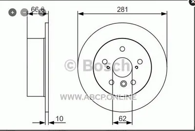FREN DISK TOYOTA CAMRY LEXUS AVALON 4243133130