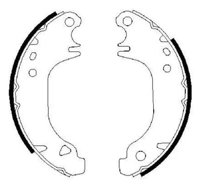 PABUCLU BALATA (180X32MM) P106 SAXO ABS SIZ  91-