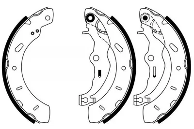 PABUCLU BALATA (230X40 MM) FORD B-MAX 12 - FOCUS III 1.0 1.5 TDCI 1.6TI 11 - TRANSIT COURIER 1.5 TDCI 1.6 TDCI 14 -