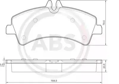 FREN BALATASI ARKA CIFT TEKER VOLKSWAGEN CRAFTER MERCEDES SPRINTER 2.5TDI 06-