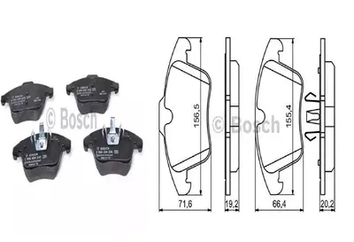 FREN BALATASI ÖN S-MAX 06> MONDEO IV 07> GALAXY III 06> / S60 10> S80 06> V60 V70 06> XC70 06> / FREELANDER II 07>