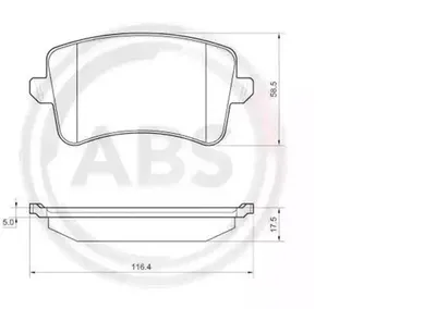 ARKA BALATA A4-A5-Q5 09 GDB1765 0986TB3123