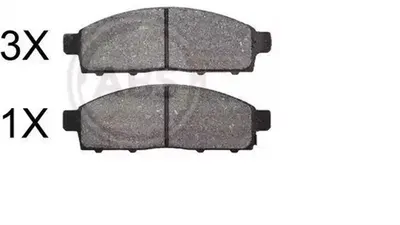 ÖN BALATA L200 PİCK-UP 2.5DI-D KBT-KAT 05-10 L200 2.5DI-D 07-10