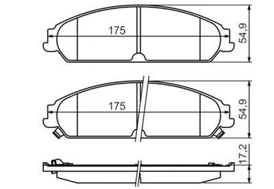 FREN BALATASI ON (183MM) 300 C 27 04