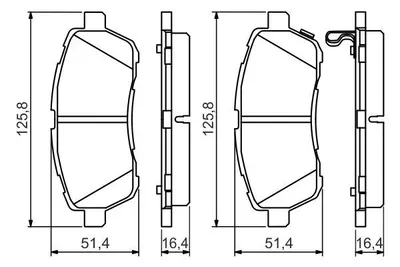 ÖN BALATA FIESTA VI 1.4-1.4TDCİ 1.6 TDCI 08 SWIFT 10 JUSTY 07 MAZDA 2 07 SIRION 08