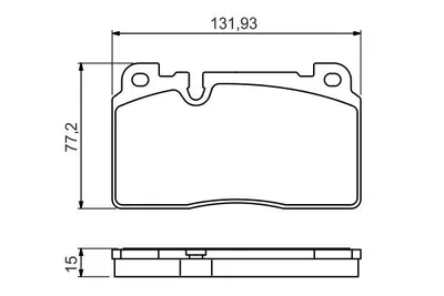 FREN BALATASI ON (131MM) Q5 (8RB) 2.0 TFSI 12-