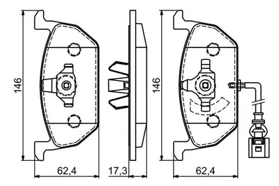 ÖN BALATA ÜSTTEN KULAKLI GOLF7-A3-LEON-OCTAVIA 12 GDB 2080 146×57