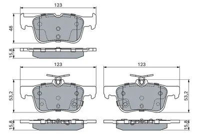 ARKA FREN BALATASI GALAXY III 15 MONDEO V 14 EDGE 15 19 FOCUS IV 17 KUGA III 19