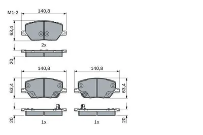 DISK BALATA FIAT 500X JEEP RENEGADE ÖN GDB3629