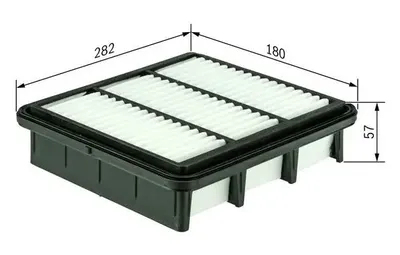 HAVA FILTRESI TRANSIT V184 00 06 TRANSIT V347 V348 2.4TDCI 06 14 TRANSIT V363 14