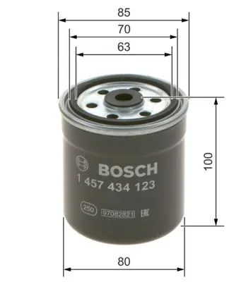 YAKIT FILTRESI MERCEDES OM601 W201 W202 W124 W210 W461 W638 B901 B904