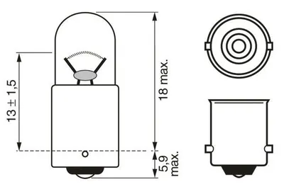 AMPUL - PURE LİGHT - 12 5 - - - 2 W - BA9S