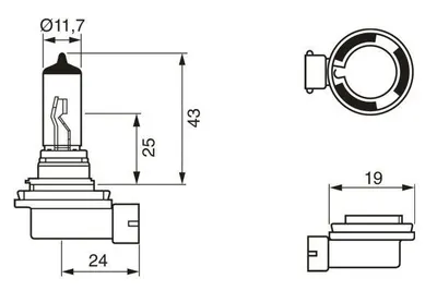FAR AMPULÜ H11 24V 70W TRUCKLIGHT PGJ19-2