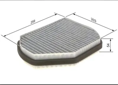 POLEN FİLTRESİ MERCEDES W202 W210 93>02