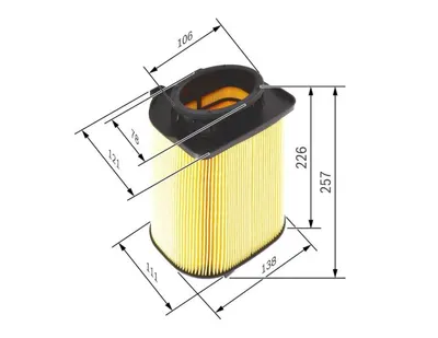 HAVA FILTRESI MERCEDES M274 W204 W205 C205 W213 R172 X253