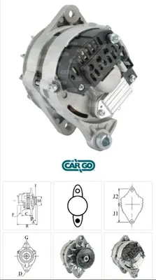 ALT DINAMO 12V 55A MAKO TIPI TOFAS DOGAN SAHIN FIAT TRAKTOR STEYR IVECO 50 NC DEUTZ CASE SAME 