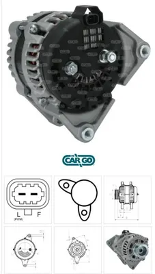CHEVROLET CRUZE ASTRA J ZAFIRA ALTERNATOR 12V 100 AMPER USTTEN CIKISLI DELCO TIP 