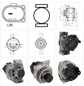 FIAT DOBLO EGEA OPEL 1.3 120 ALTERNATOR 12V 120 AMPER LIN UCLU BEYINLI DAN1086