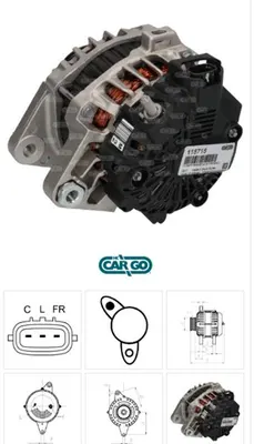 ALT DINAMO 12V 90 VALEO TIP ACCENT ERA I20 I30 KIA CEED RIO III 1.4-1.6 37300-2B300 JHM