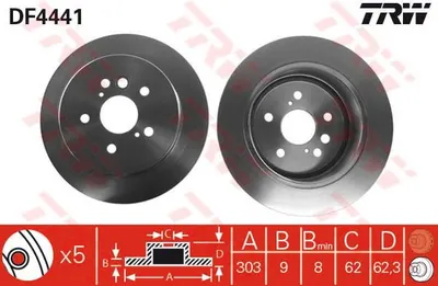 FREN DISKI ARKA (5D 303mm) RAV 4 II  00-05