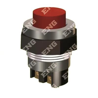 BUTON METAL GUMUS KONTAKLI (KIRMIZI)